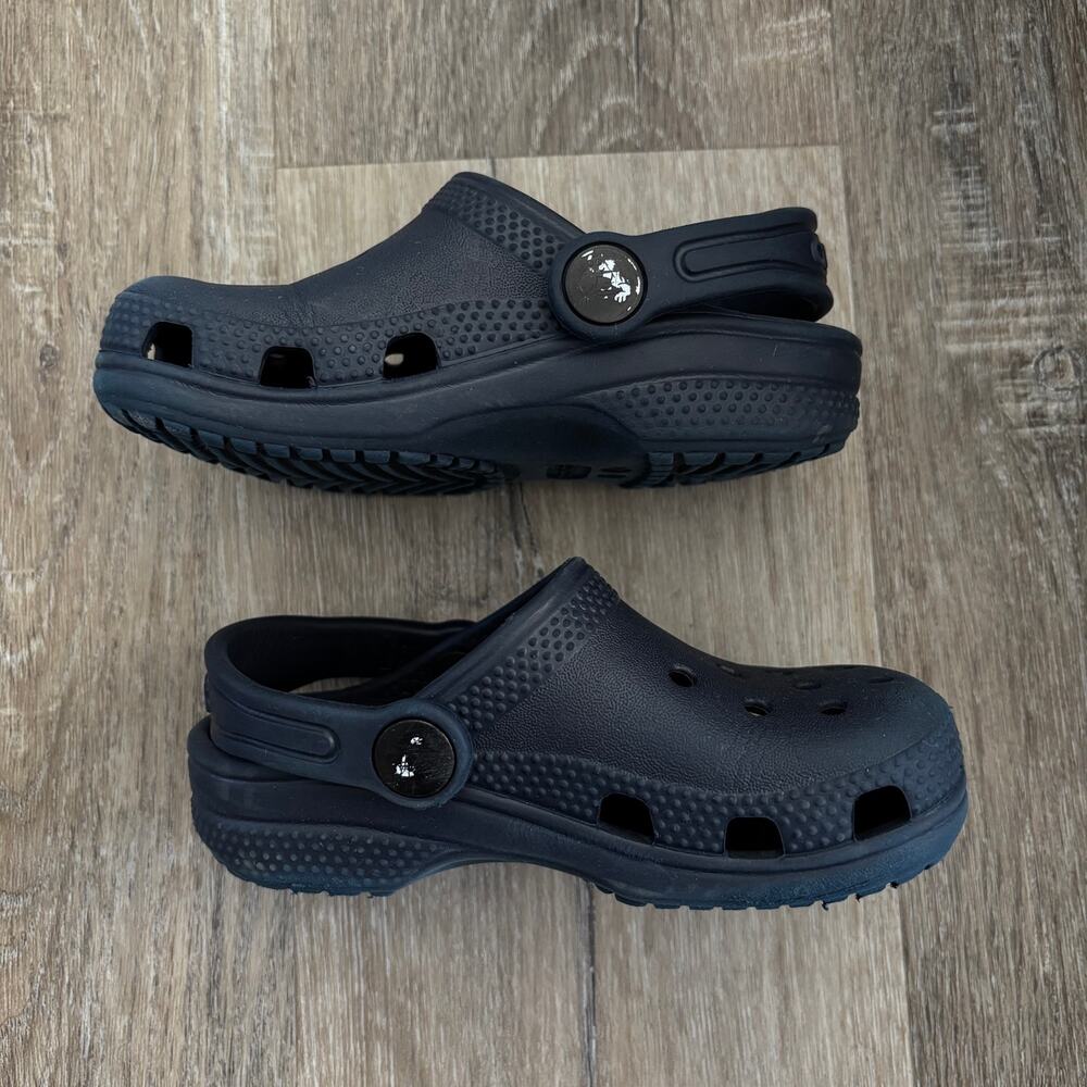 Crocs Toddler Boy Classic Clogs Navy Blue - Size: 8 - Picture 4 of 6